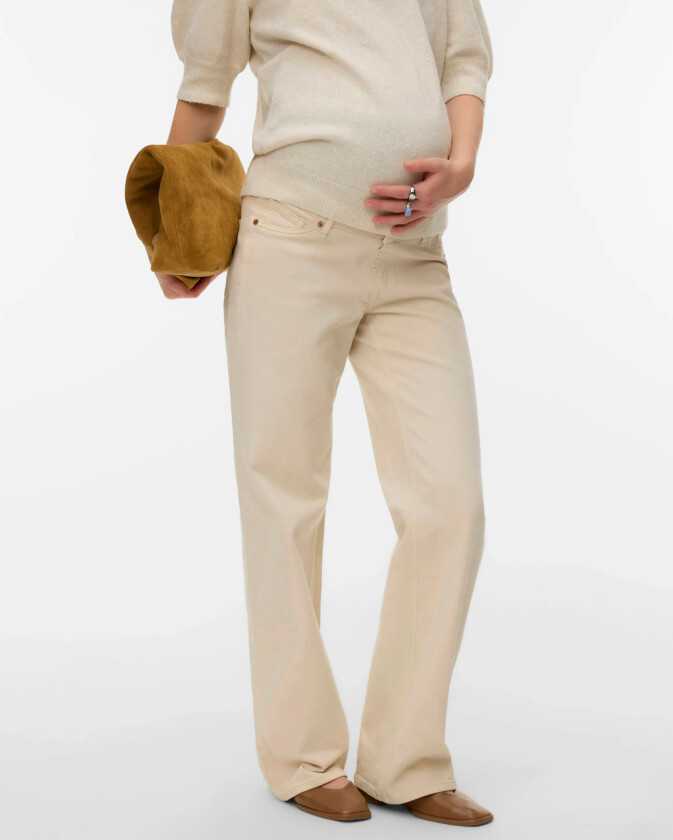 Vmmtessa Wide Jeans Ecru - Cream - 27 x 34