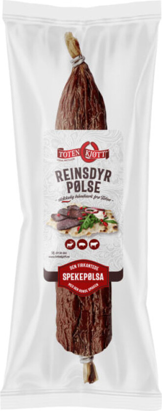 Toten Kjøtt Reinsdyrpølse 300g