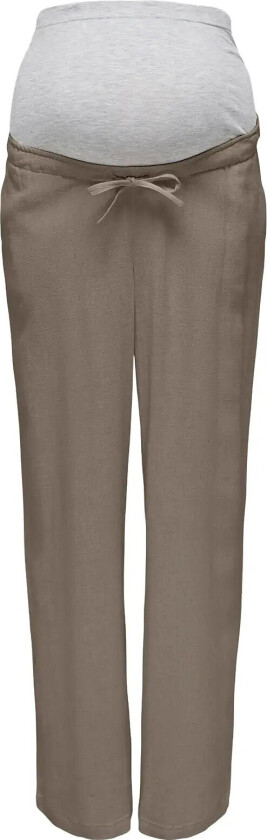 Olmsiesta Mw Pull-Up Linen Bl Pant Noos - Grey - L x 32