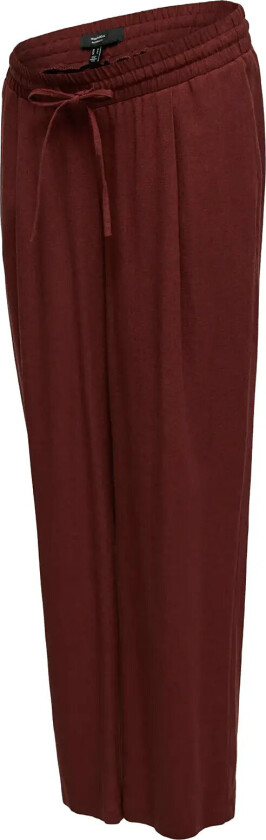 Vmmjesmilo Wide Pants Wvn Ga - Burgundy - XL