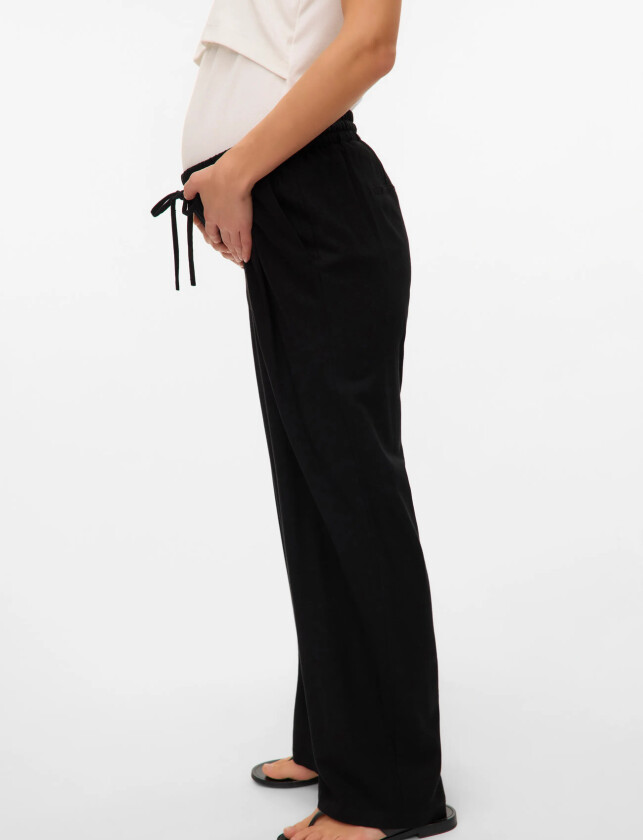 Vmmjesmilo Wide Pants Wvn Ga - Black - XL