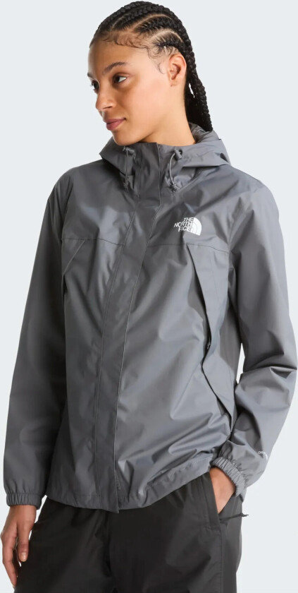 W Antora Rain Jacket - Grey - M