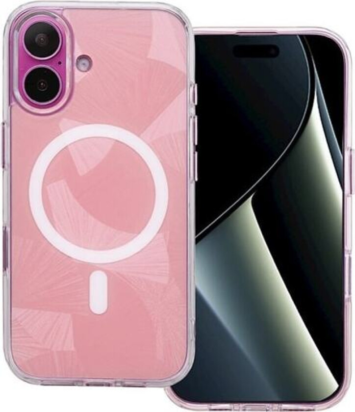 Bakhylster med MagSafe for iPhone 16 - Rosa