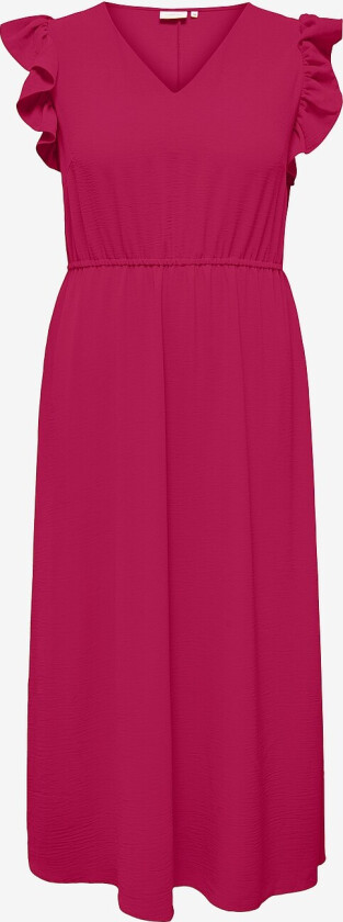 Maxikjole carMetta Life S/L Long Dress Wvn - Rød