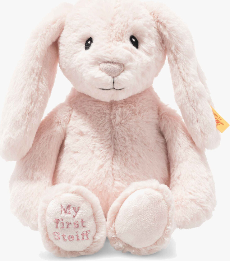 Kosedyr Min Første Kanin Hoppie 26 cm, Rosa - Kosedyr - 100% Polyester