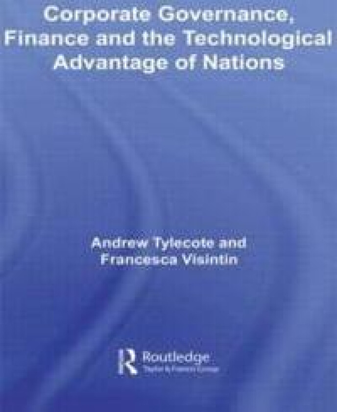 Corporate Governance, Finance and the Technological Advantage of Nations