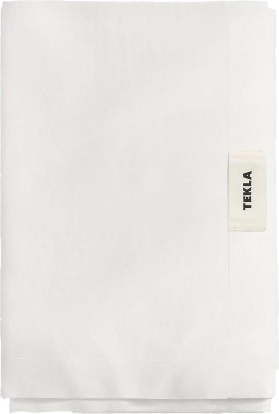 Sateen Flat Sheet, 260X260, Cloud White - Laken