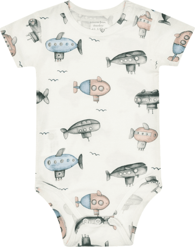 Hust and Claire Hcbuller Sub kortermet body i bambus, Ivory