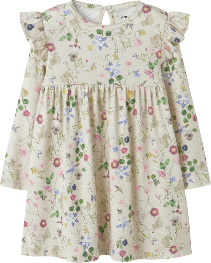 Kjole - NmfFalca - Peyote Melange - - 3 år (98) - Kjole