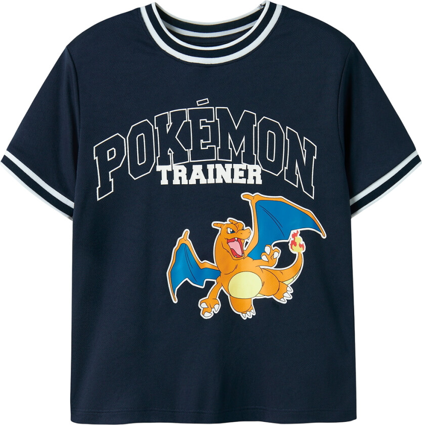 T-skjorte - NkmMoris - Pokémon - Navy Blazer - - 7-8 år (122-128) - T-skjorte