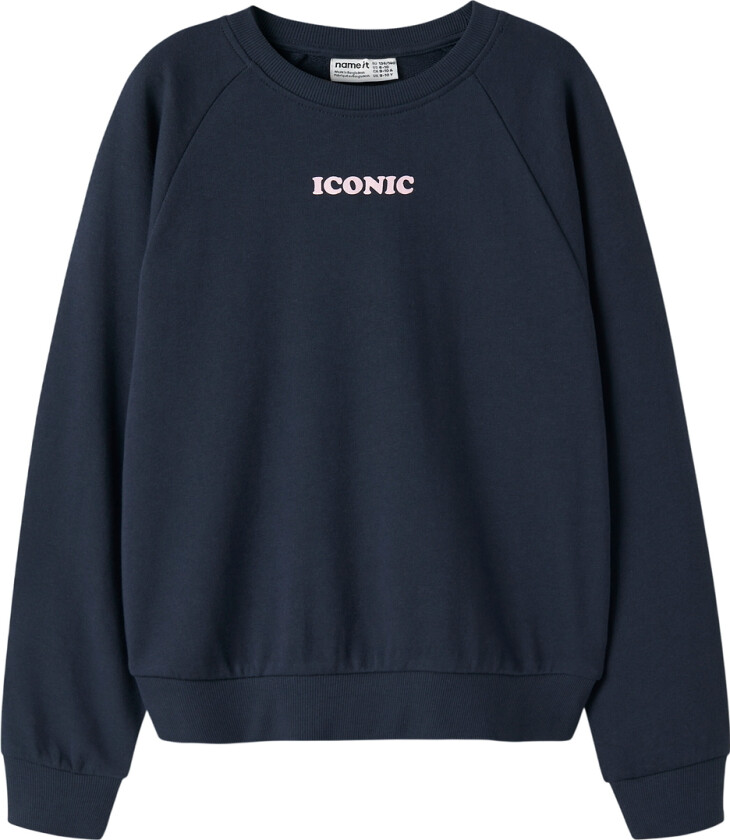 Collegegenser - NkfVanezza - Navy Blazer/Iconic - - 9-10 år (134-140) - Collegegenser