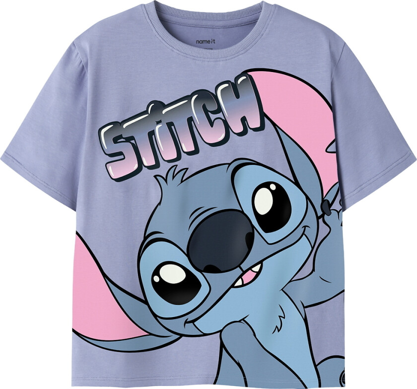 T-skjorte - NkfMorissina - Purple Inntrykk - - 6 år (116) - T-skjorte