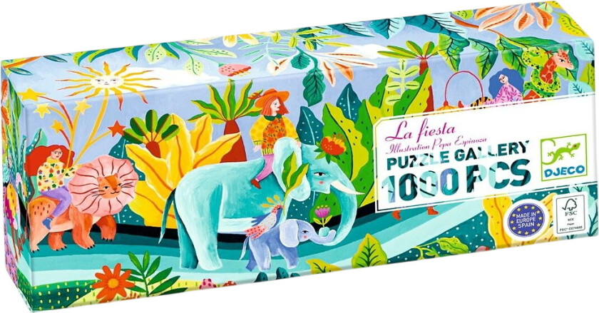 Puslespill - 1000 Brikker - Galleri - La Fiesta - - OneSize - Puslespill