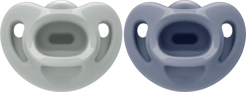 Smokker - 2-pack - First Choice Soft - Grønn/Blå - - 0-6 md - Smokk