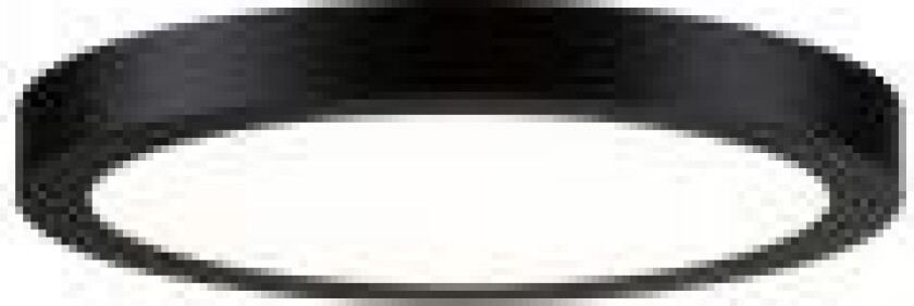 Abia, Rund, Utenpåliggende, Svart, Plast, IP20, II