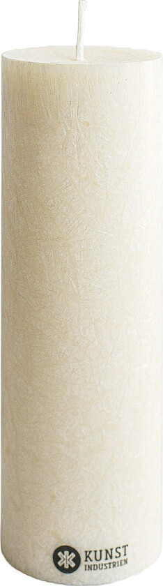 Bilde av Upcycled Olive Wax Pillar Candle - Cream - 6X18CM