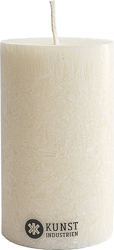 Bilde av Upcycled Olive Wax Pillar Candle - Cream - 6X10CM