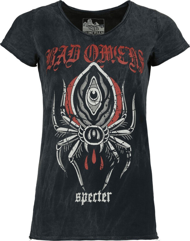 T-skjorte - Spider - S til 4XL - Damer - svart