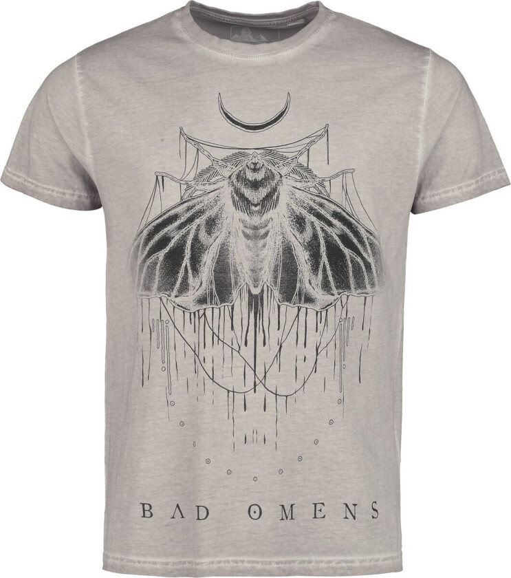 T-skjorte - Moth - S til 4XL - Herrer - grå