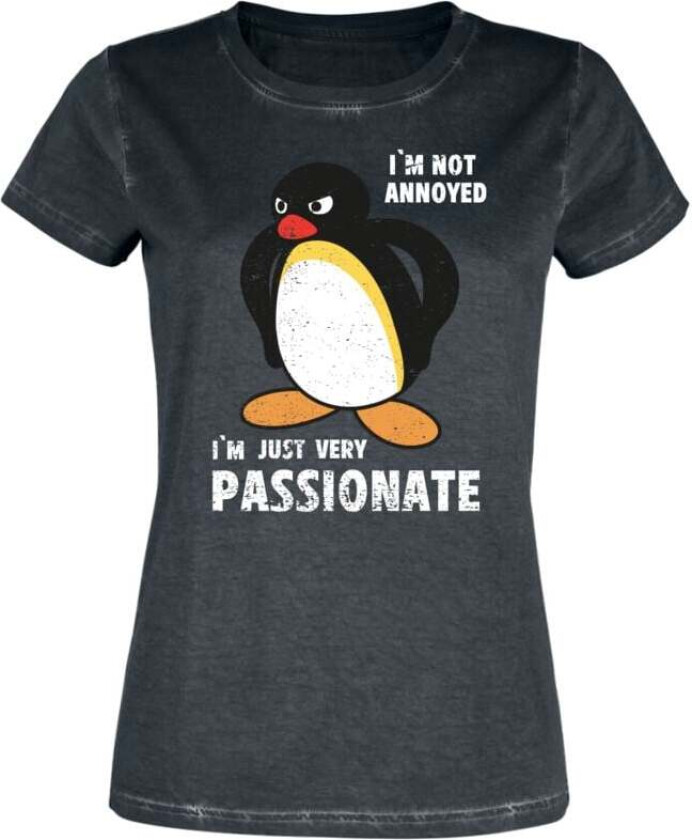T-skjorte - I`m Not Annoyed - I´m Just Very Passionate - S til 3XL - Damer - flerfarget