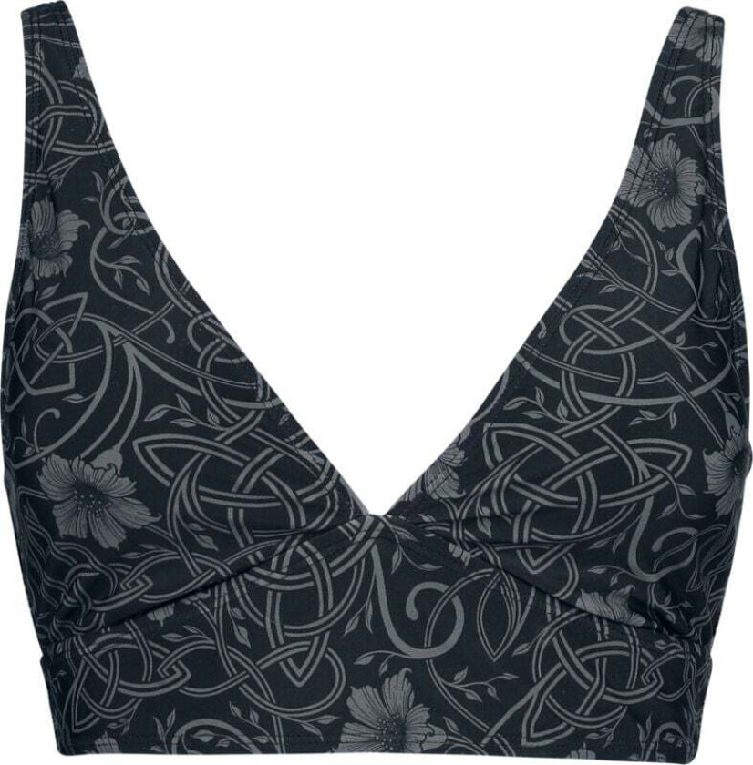Bikinitopp - Rooted in Reverence Bikini Topp - S til XXL - Damer - svart