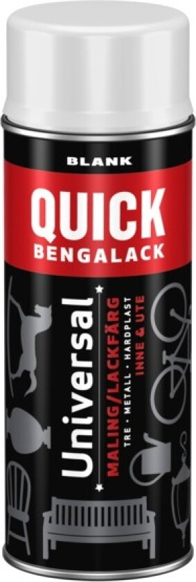 Spray Universal Blank Hvit 001 400ml