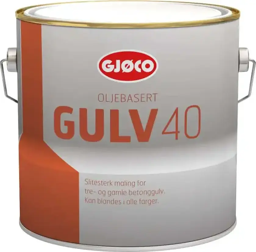 Gulvmaling Oljebasert sterk 3 liter