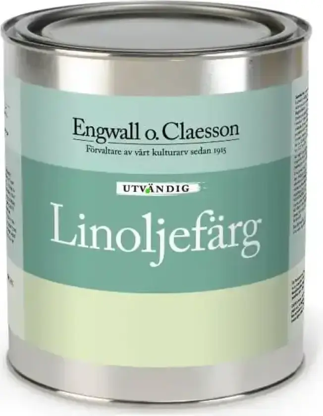 Linoljemaling Engwall o. Claesson Utvendig Hvit Hvit 5 liter