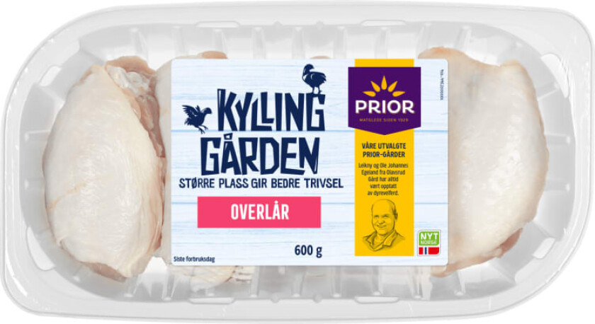 Kylling Overlår 600g