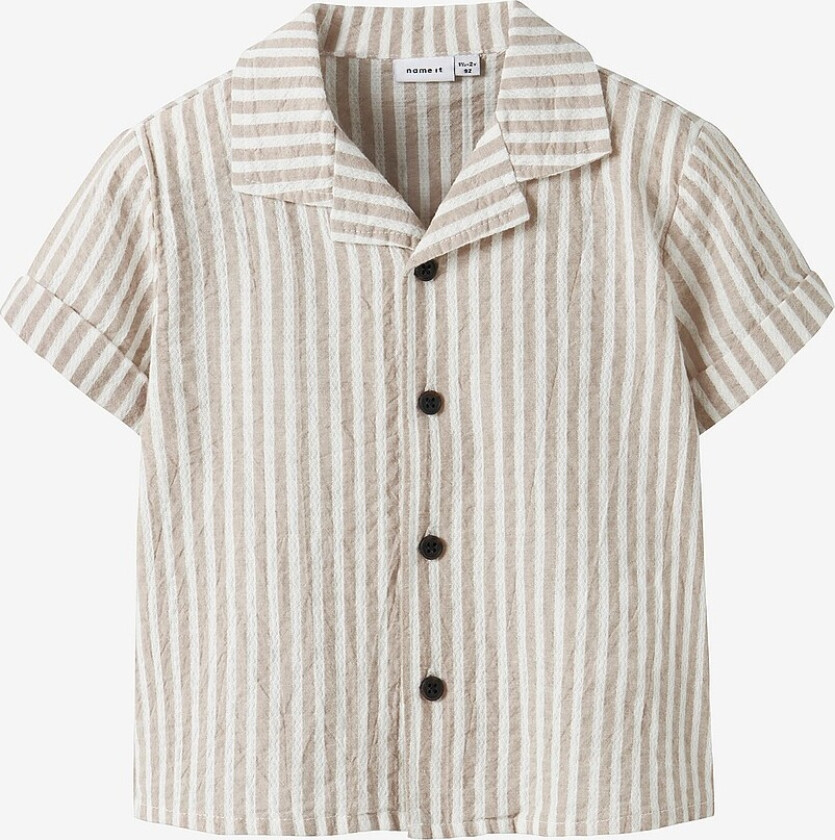 Skjorte nmmFedenis SS Shirt - Grå