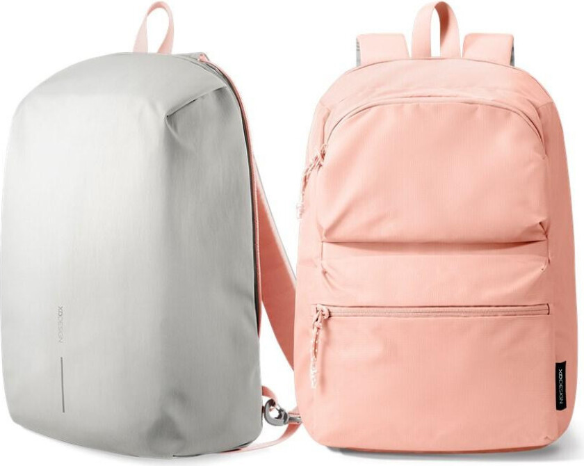 Switch 2-i-1 Tursekk - Anti-tyveri - Sandust/Pink