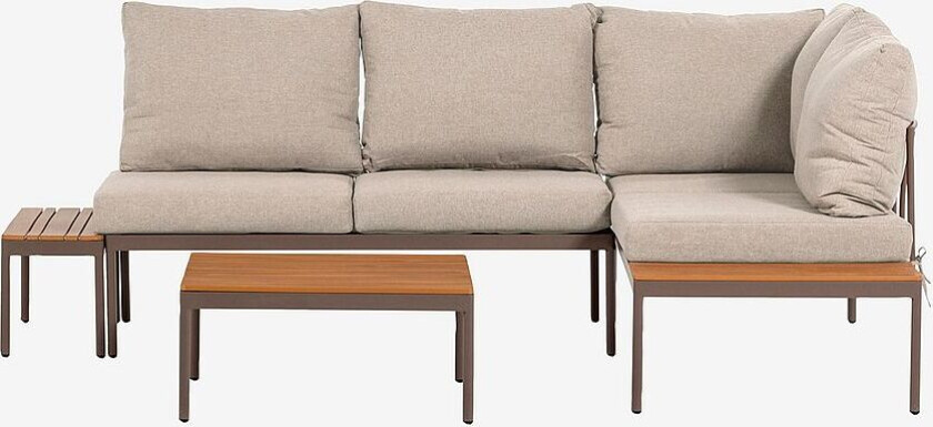Zaro modulbasert loungesett, Beige