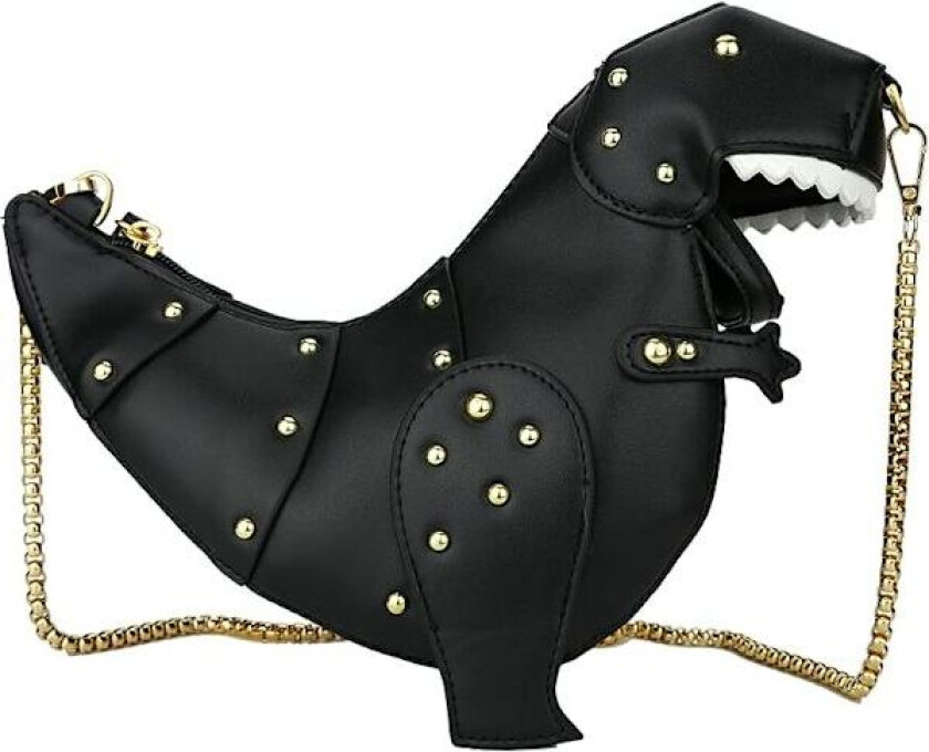 Dinosaur Skuldervesker, PU Stegosaurus Crossbody Bag for Jente Kvinner