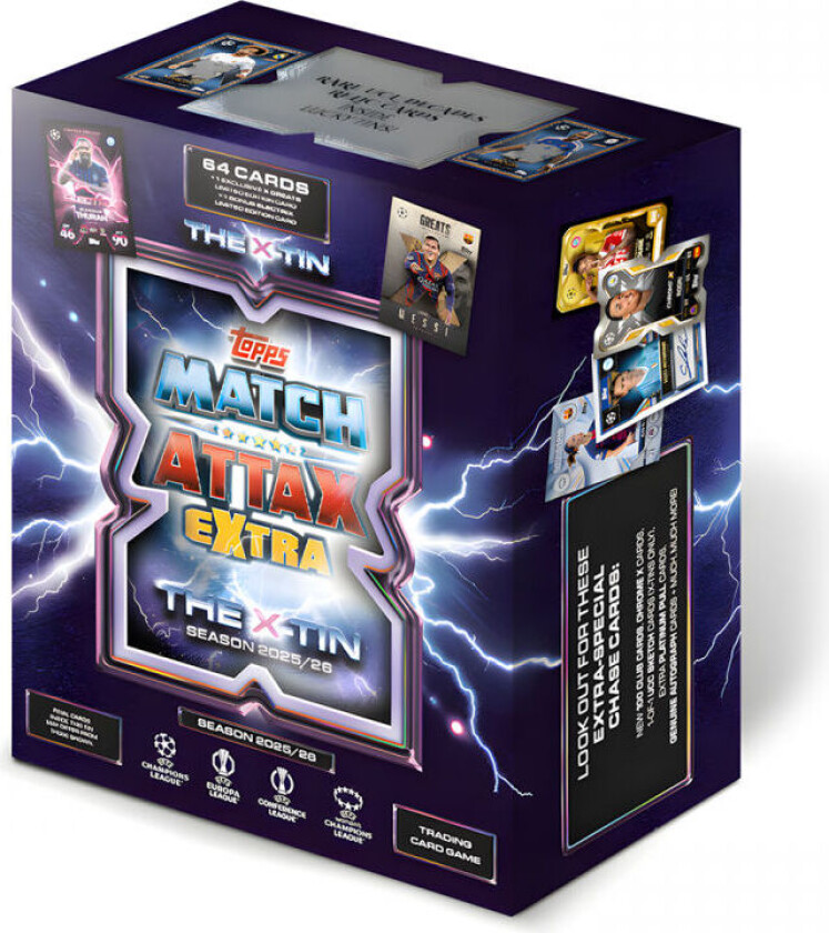 Match Attax Champions League 25/26 X Mega Tin Extra - Fotballkort