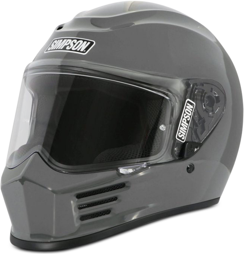 Helhjelm Simpson Speed 06 Solid Armor GråXL