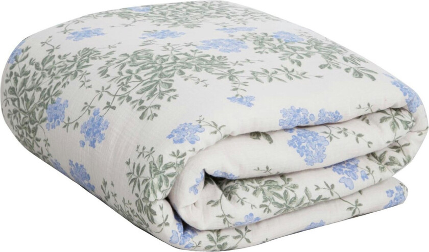 Plumbago Vattert Teppe 100x140 Cm - Pledd & Tepper Bomullsmuslin Blå - GF211022-4400-282GL