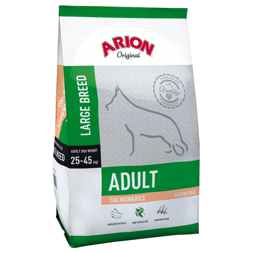 Arion Dog Adult Large Breed Salmon & Rice 12 kg