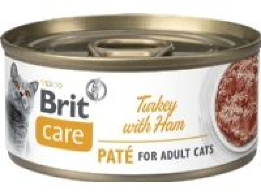 Brit Care Cat Paté kalkun & skinke 70 g