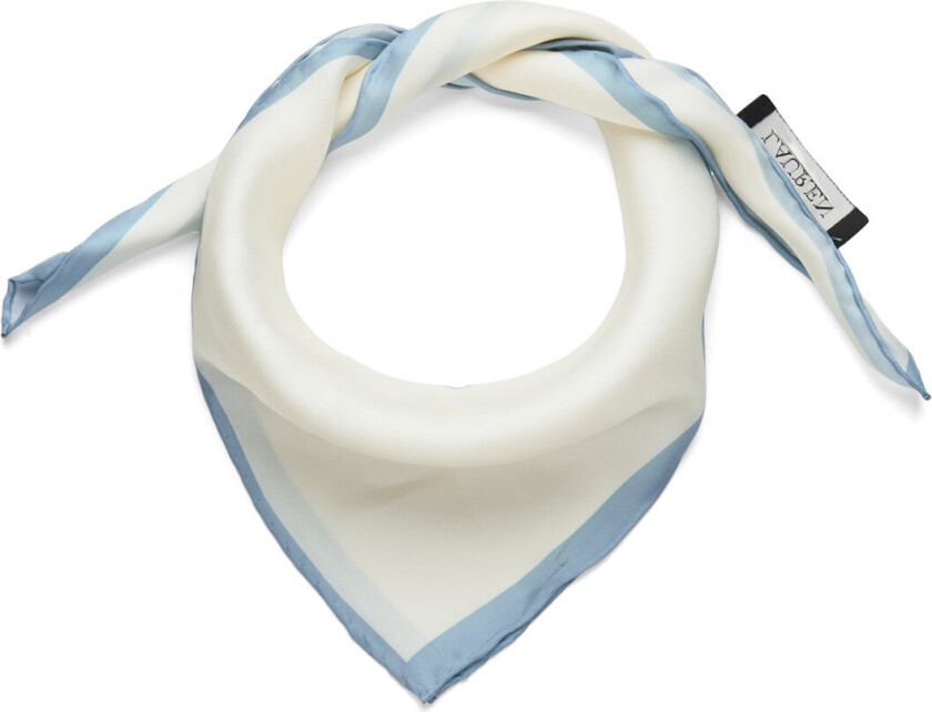 Bilde av Golden Retriever Silk Square Scarf - Cream - ONE SIZE