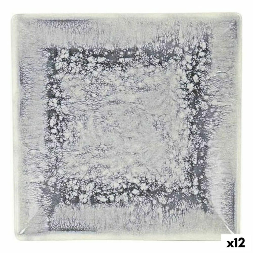 Dessertskål La Mediterránea Adhara Porselen 18 x 18 x 2 cm (12 enheter) (18 x 18 x 2 cm)