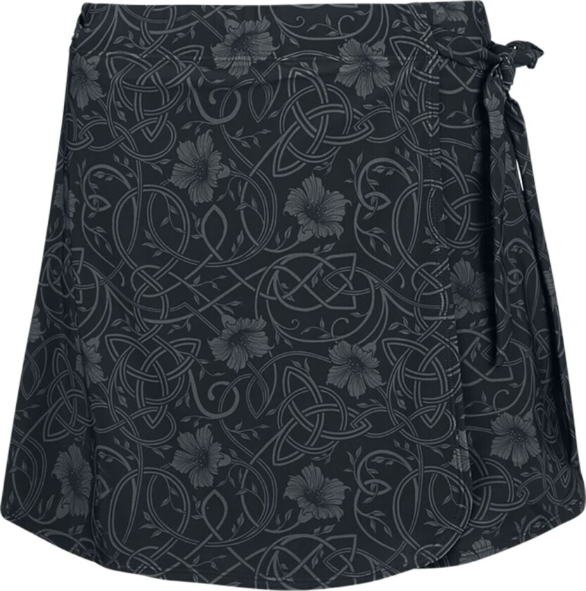 Bikinitruse - Rooted in Reverence Badeskjørt - S til XXL - Damer - svart