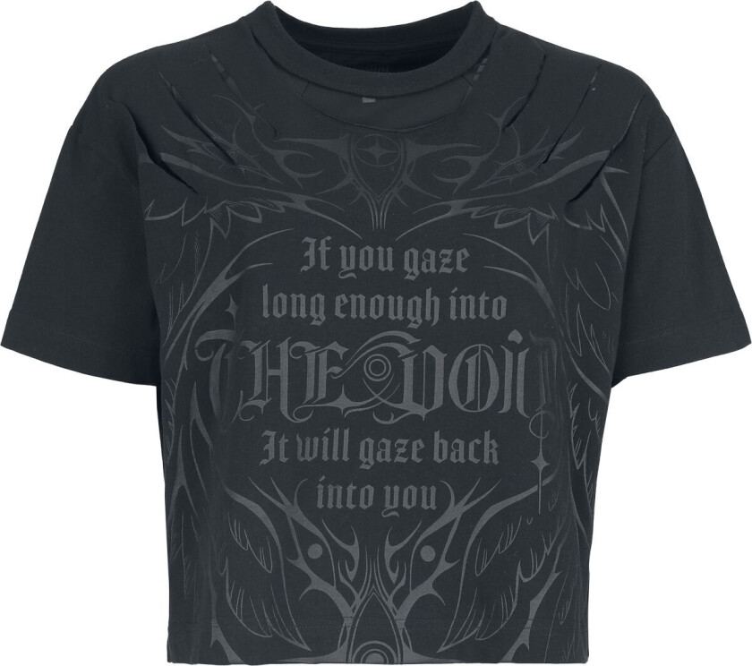 Goth T-skjorte - The Void - S til XXL - Damer - svart