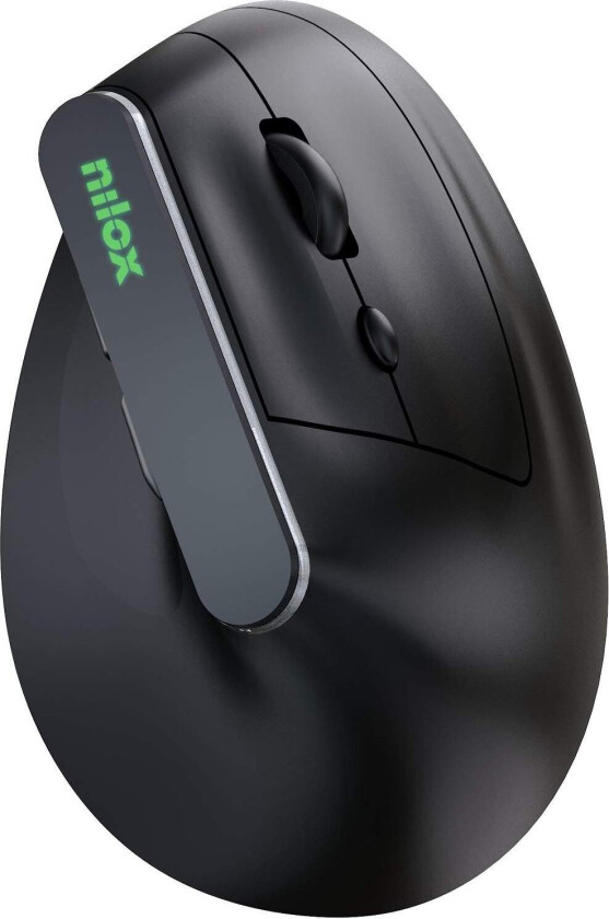 Trådløs ergonomisk vertikal mus, Bluetooth og oppladbar