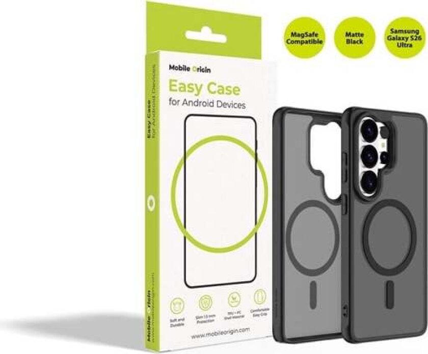 Easy Case MagSafe Matte Black - Samsung Galaxy S26 Ultra