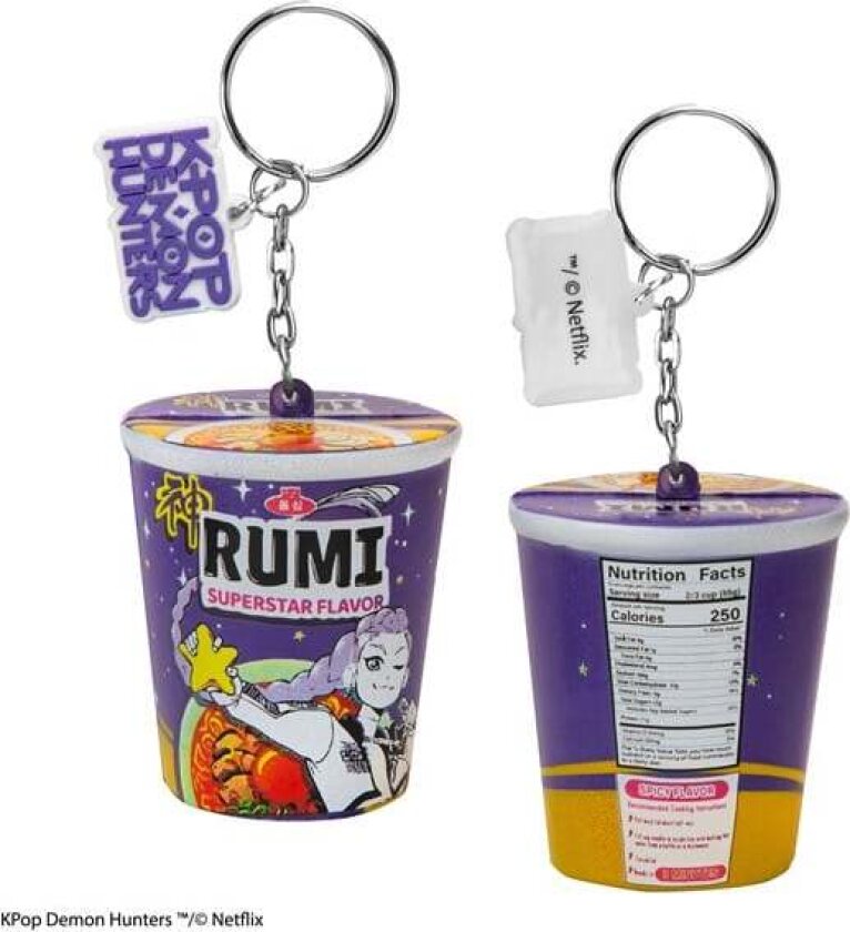 Bilde av K-pop Rumi Superstar Flavor Noodles Squishy Keycha - Nøkkelring