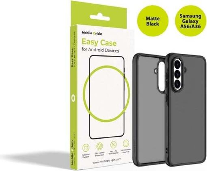 Easy Case matte black - Samsung Galaxy A56/A36
