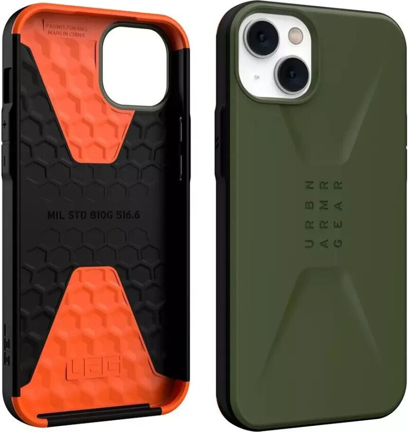 iPhone 14 Plus CIVILIAN Series Deksel - Olive