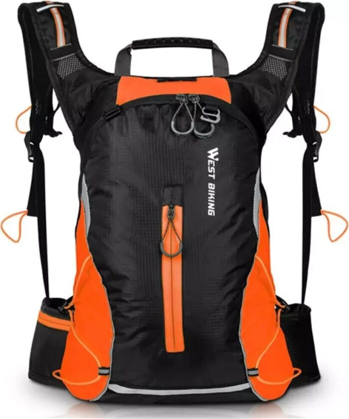 West Biking Ryggsekk (16L) - Svart / Oransje