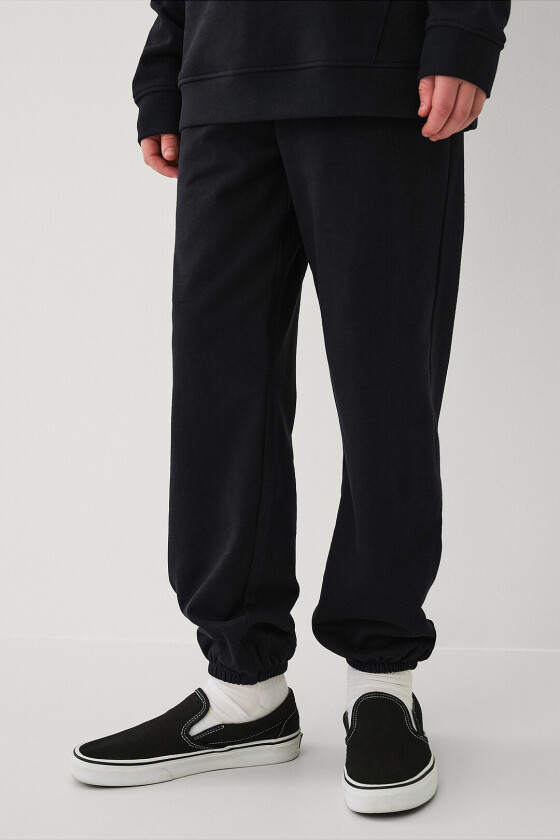 Sweatpants med mykbørstet innside - Grå