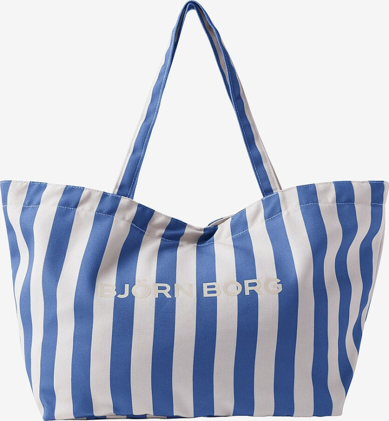 Strandveske Borg Beach Tote M - Blå